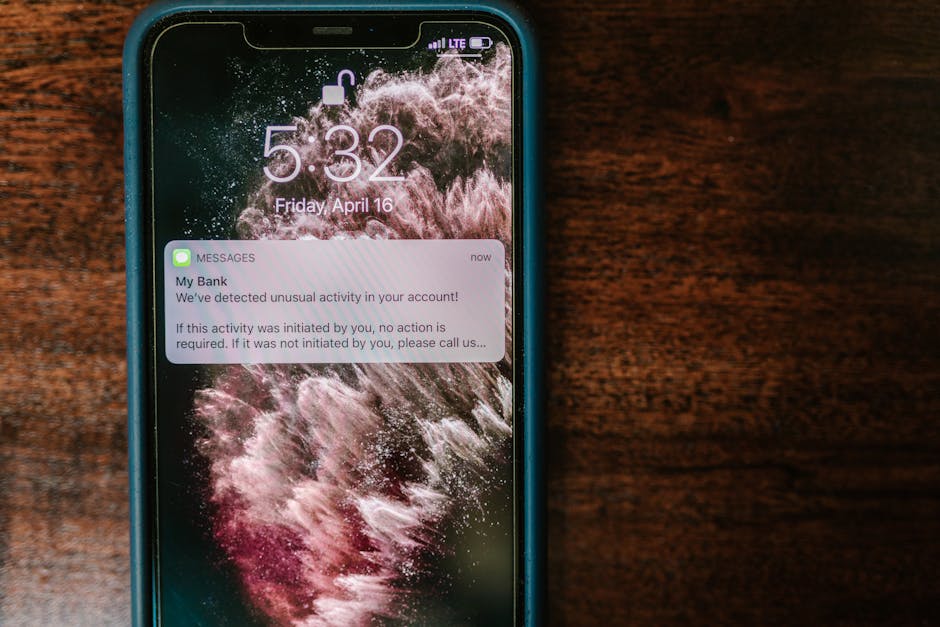 Notification sur un smartphone